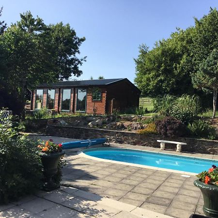 Tudor Lodge With Pool & Bbq Cabin Liskeard Extérieur photo