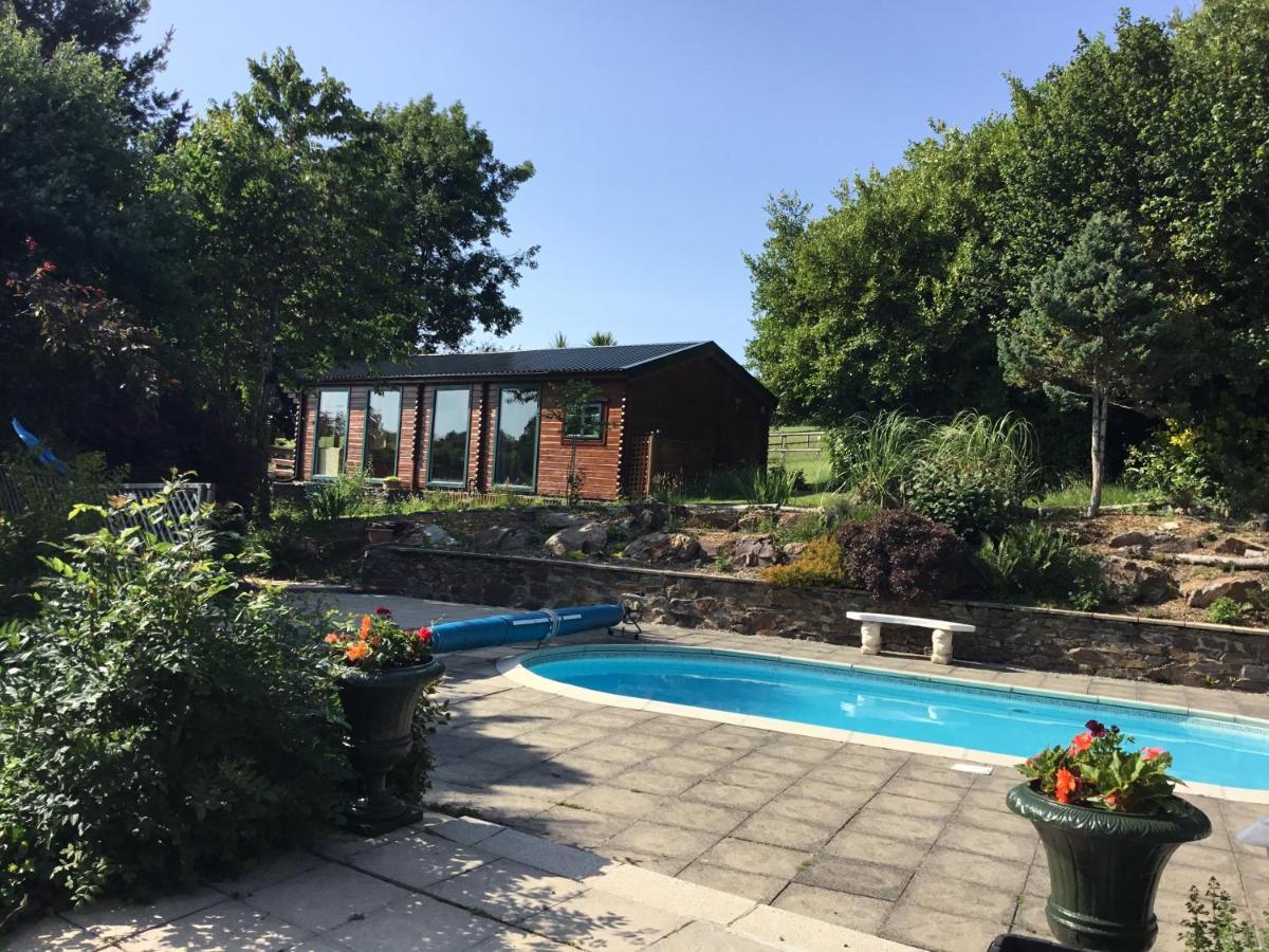 Tudor Lodge With Pool & Bbq Cabin Liskeard Extérieur photo